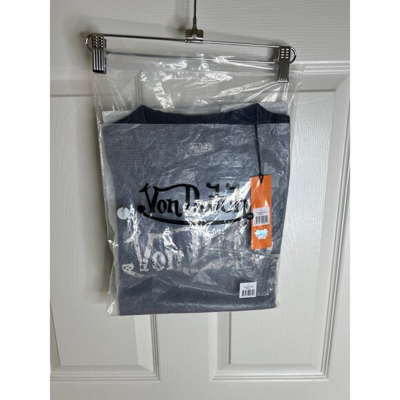 Von Dutch Navy Blue Short Sleeve Tee - Picture 5 of 5